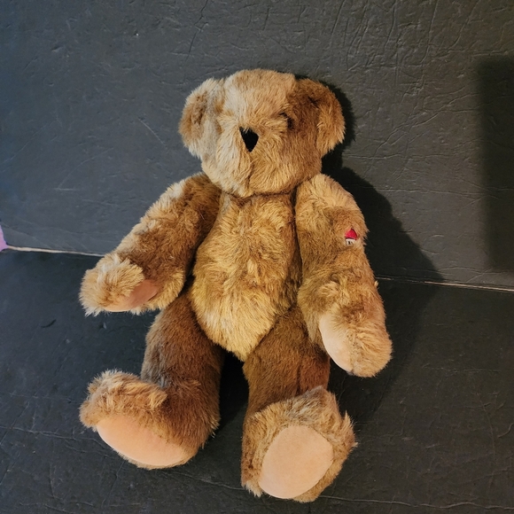 Authentic Vermont Teddy Bear Handmade Made In USA Jointed Movable Arms and Legs - Picture 1 of 8